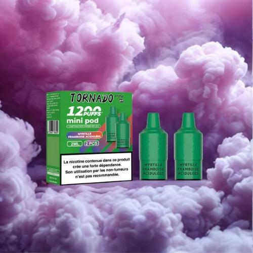Pack de 2 Pods Tornado Mini 2ml 20mg Fumot