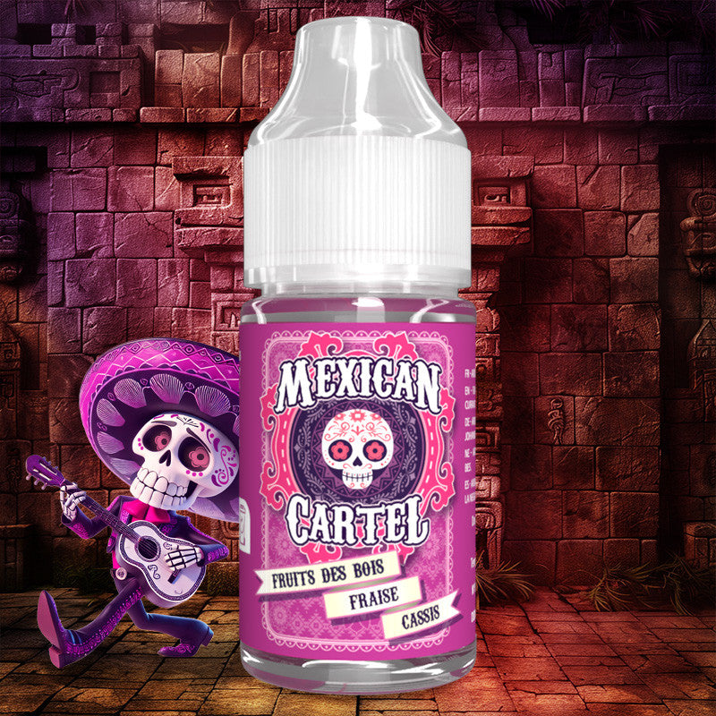 Concentré Fruits des Bois Fraise Cassis 30ml - Mexican