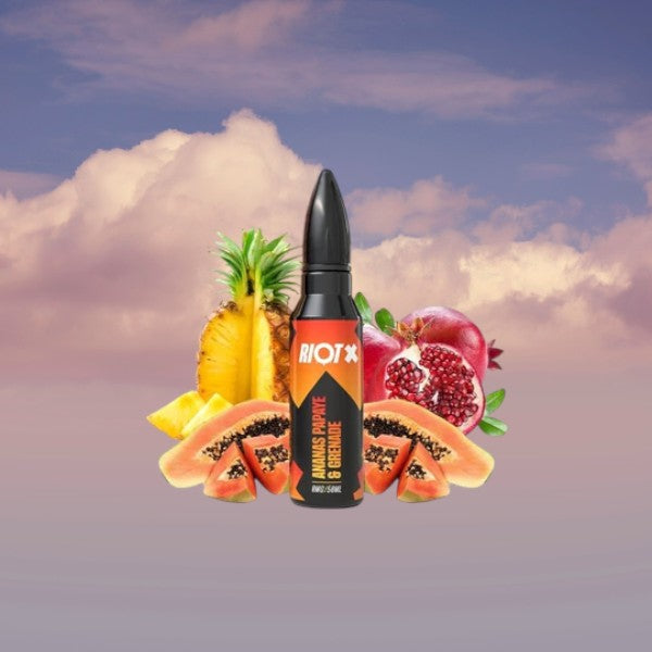 Ananas Papaye & Grenade 0 mg 50 ml- Riot X by Riot