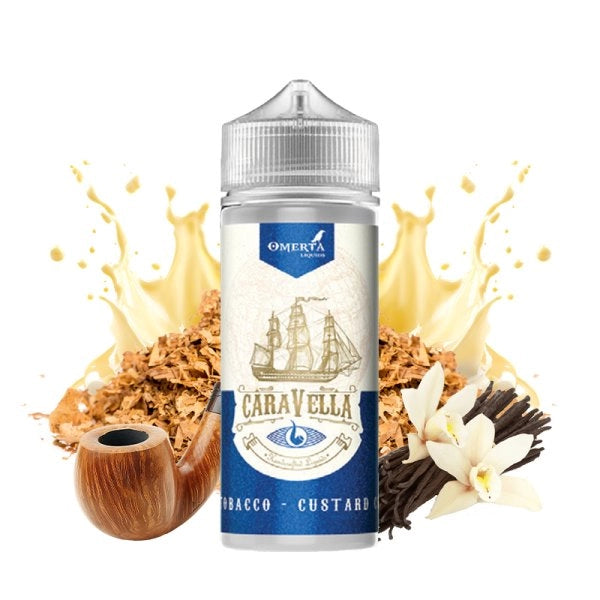 Pipe Tobacco Custard Cream 0mg 100ml - Caravella by Omerta Liquids