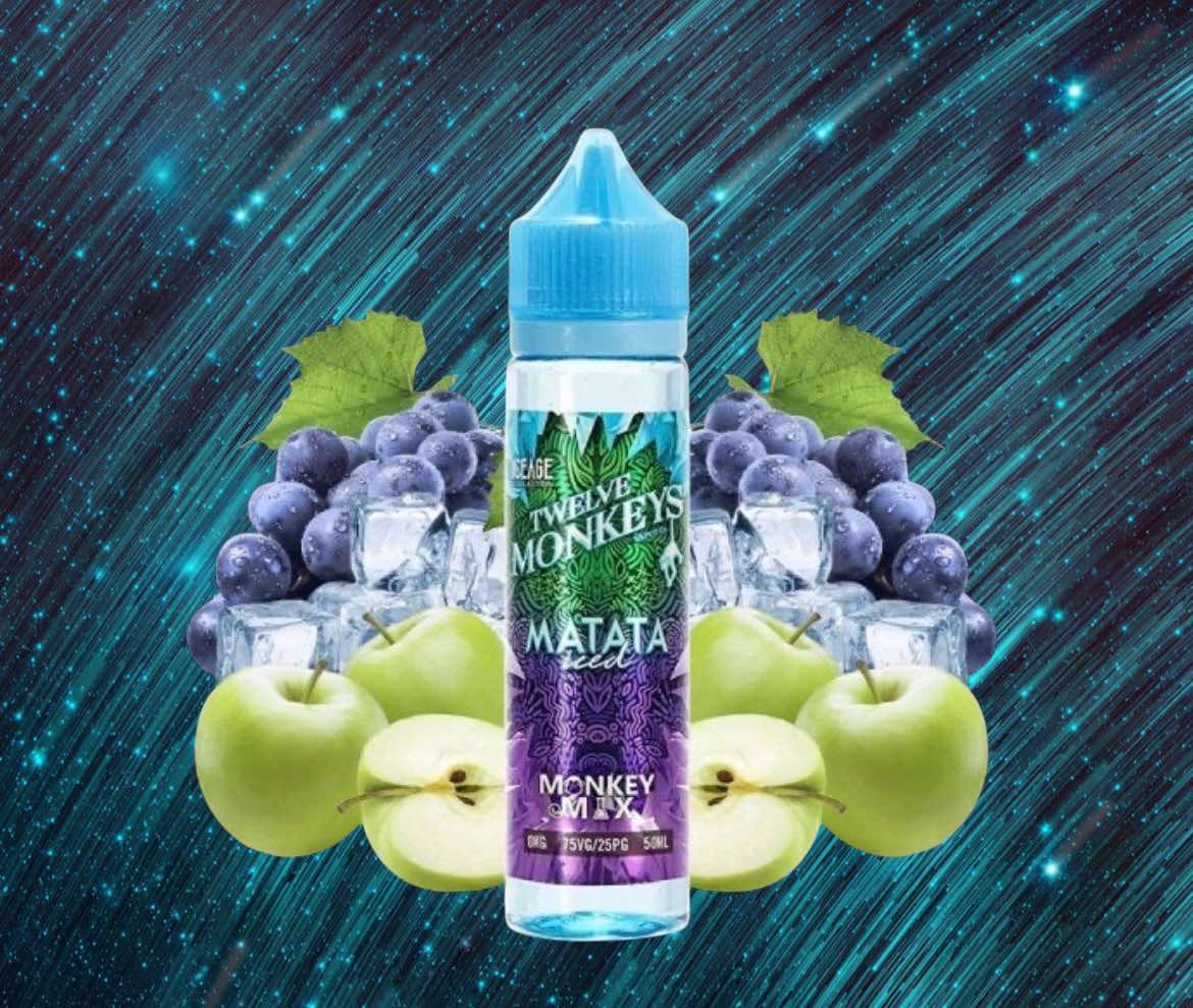 Matata Iced 0mg 50ml - Twelve Monkeys Ice Age
