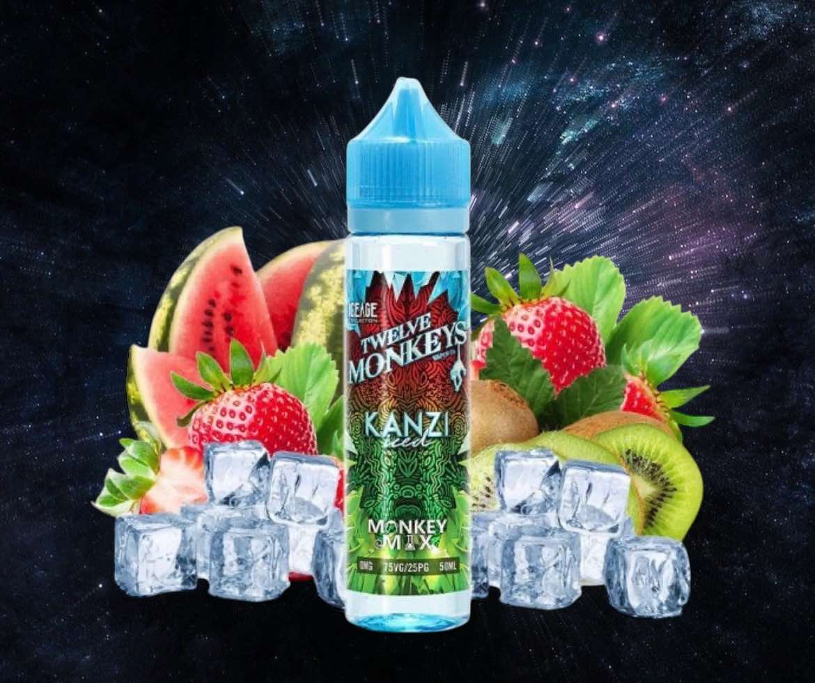Kanzi Iced 0mg 50ml - Twelve Monkeys Ice Age