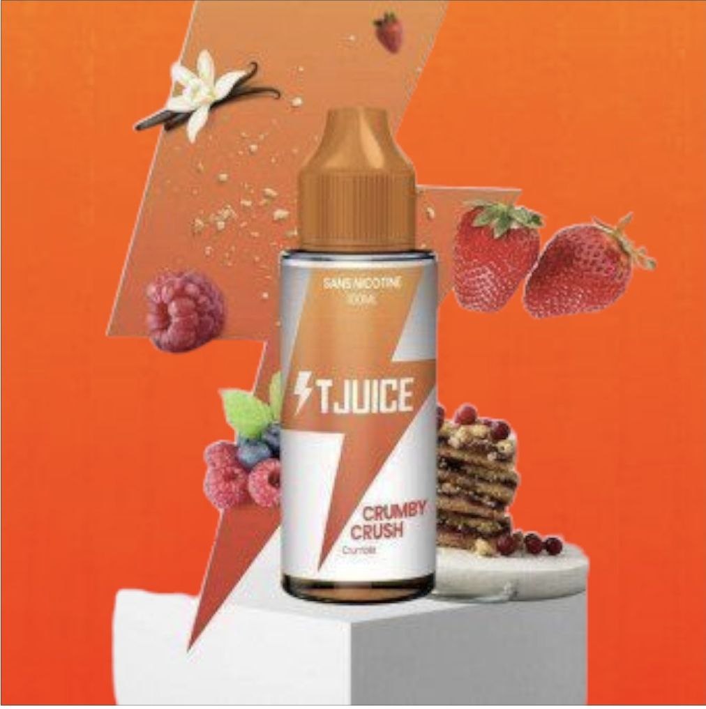 Crumby Crush 0mg 100ml - T-Juice