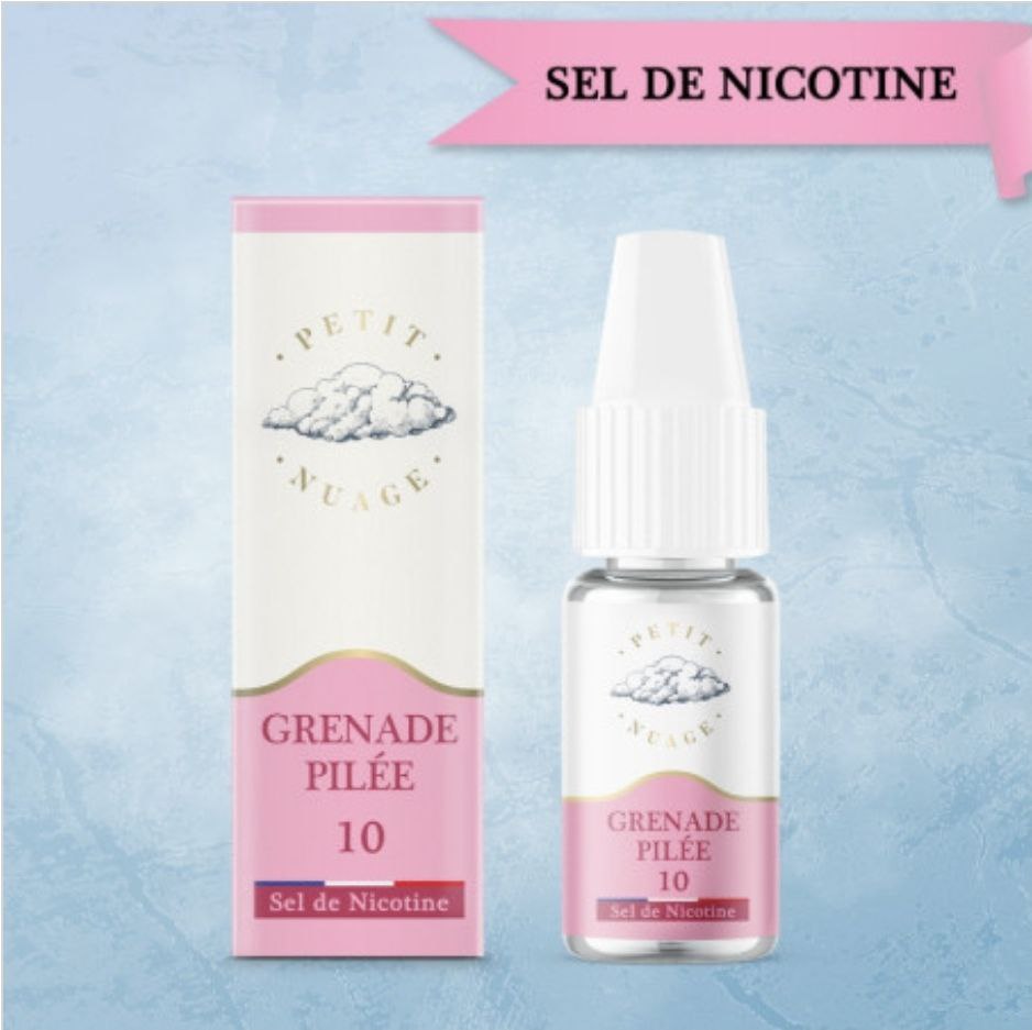 Grenade Pilée Nic Salts 10ml - Petit Nuage