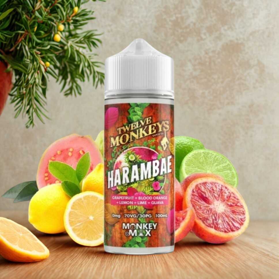 Harambae 100ml Monkey Mix - Twelve Monkeys