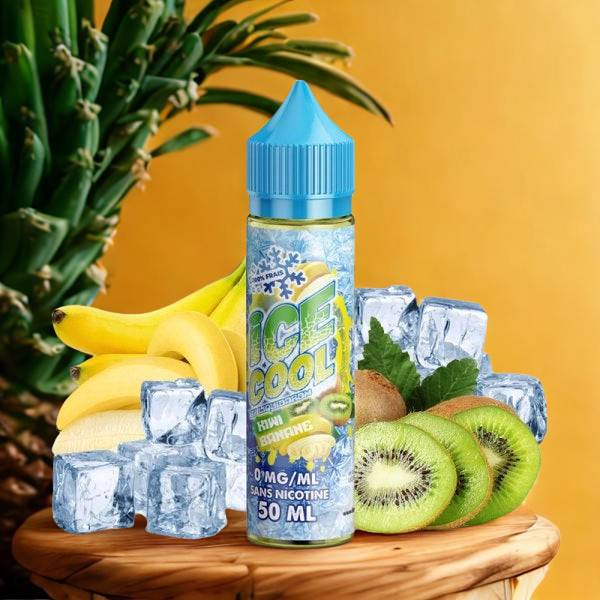 Kiwi Banane 0mg 50ml - Ice Cool by Liquidarom