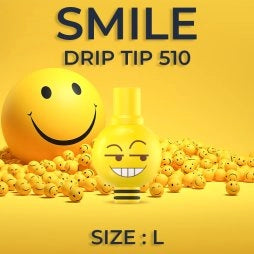 Drip Tip 510 Smile L Modèle D (3pcs) - Fumytech