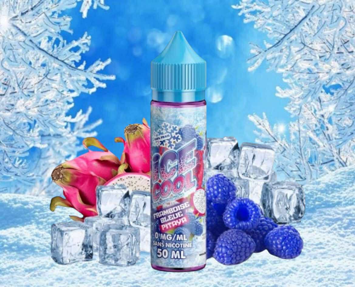 Framboise Bleue Pitaya 0mg 50ml - Ice Cool by Liquidarom