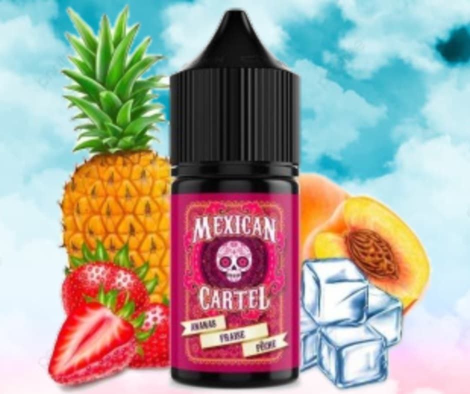 Concentré Ananas Fraise Pêche 30ML - Mexican Cartel