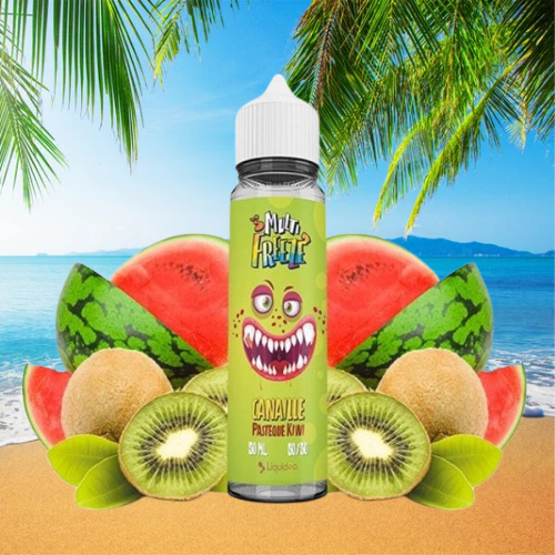 Canaille Pastèque Kiwi 0mg 50ml - Liquideo Multifreeze