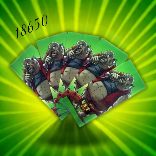 Wraps pour accus 18650 (5pcs) Abomination - Zombies Series