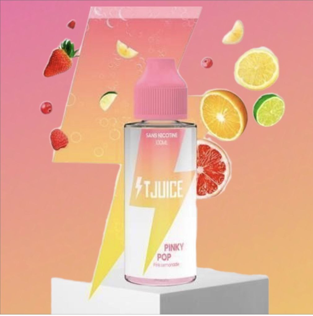 Pinky Pop 0mg 100ml - T-Juice