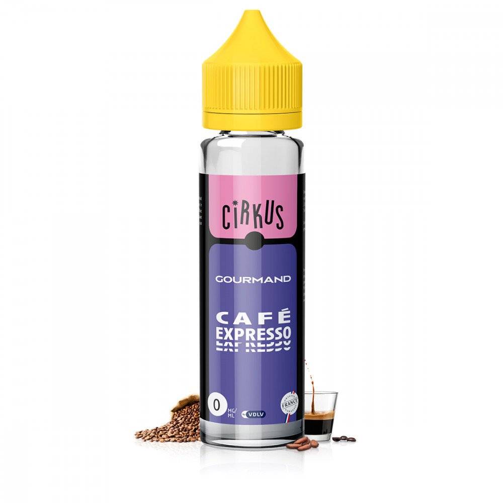 50ml - Cirkus
Cirkus
E-liquideCafé Expresso 50ml