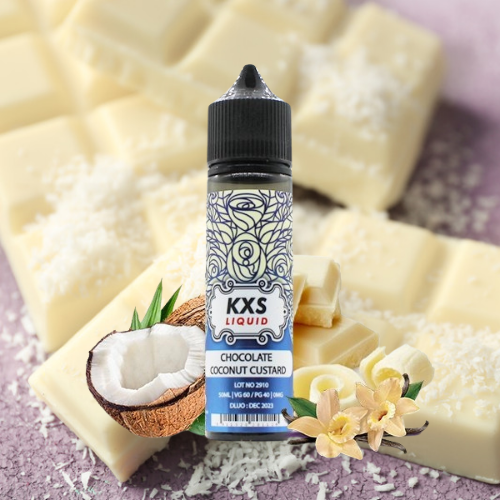 Chocolate Coconut Custard 0mg 50ml - KXS Liquid