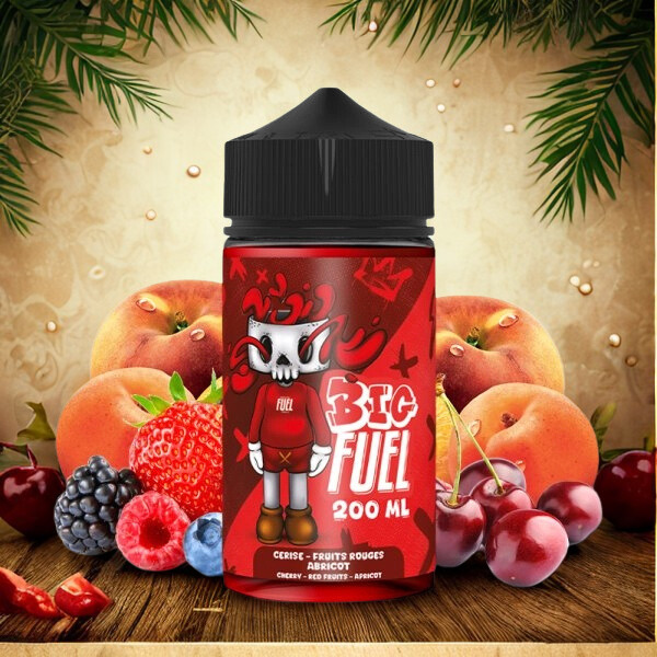 Cerise Fruits rouges Abricot 0mg 200ml - Big Fuel by Maison Fuel