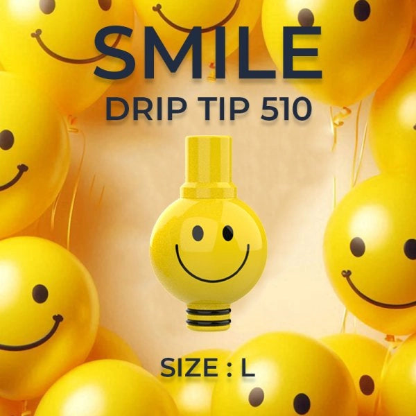 Drip Tip 510 Smile L Modèle A (3pcs) - Fumytech