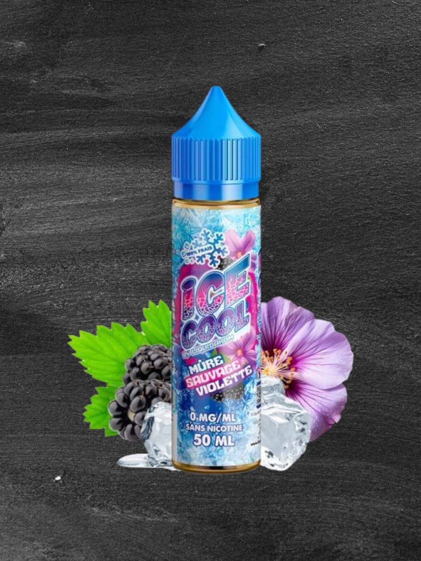 Mûre Sauvage Violette 0mg 50ml - Ice Cool by Liquidarom
