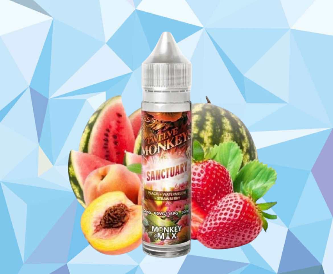 Sanctuary Monkey Mix 0mg 50ml - Twelve Monkeys