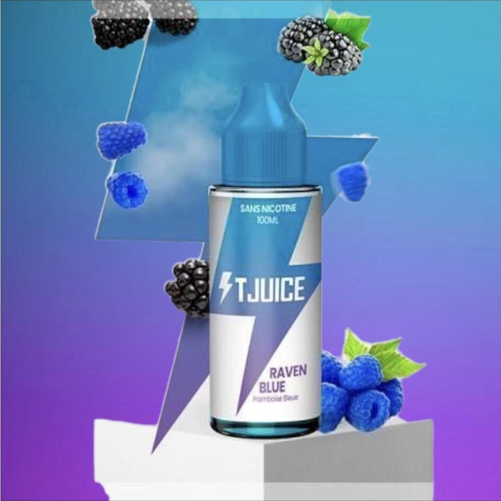 Raven Blue 0mg 100ml - T-Juice