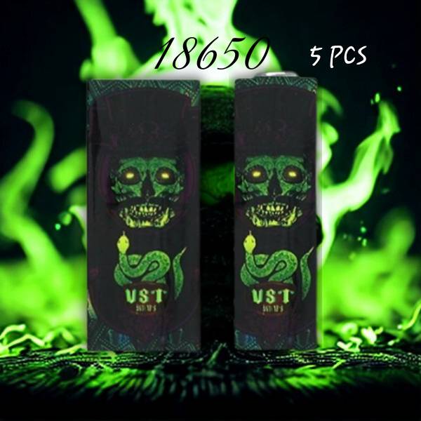 Wraps pour accus 18650 (5pcs) Gentry Skull - Zombies Series