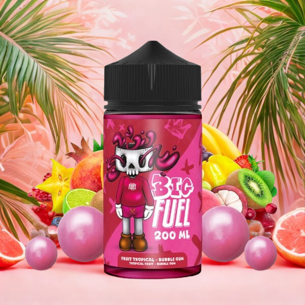 Fruit Tropical Bubble Gum 0mg 200ml - Big Fuel by Maison Fuel