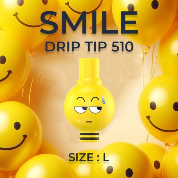 Drip Tip 510 Smile L Modèle E (3pcs) - Fumytech