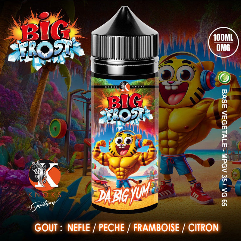 Da Big Yum 100ml Big Frost - Knoks+4 boosters offerts