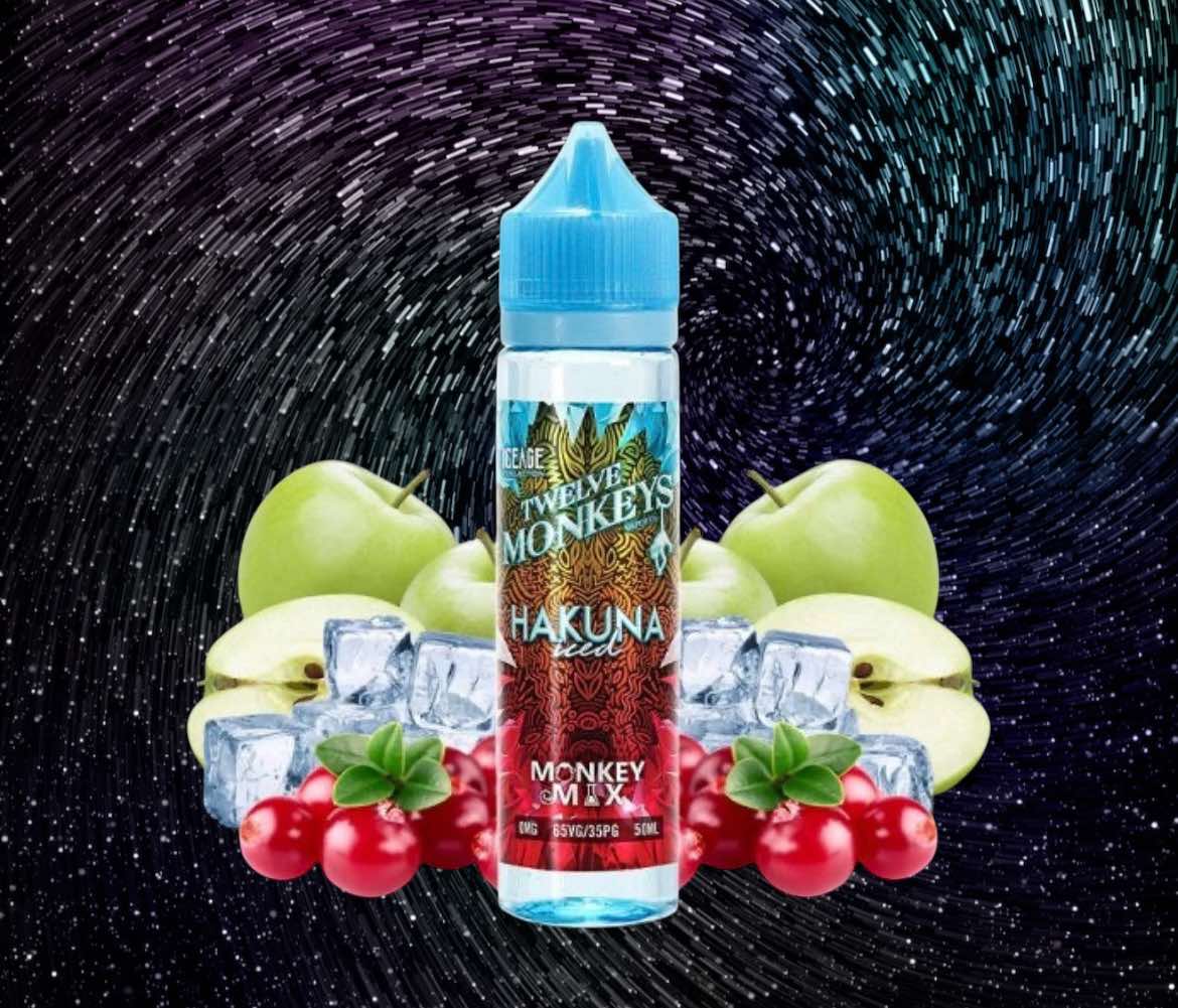 Hakuna Iced 0mg 50ml - Twelve Monkeys Ice Age