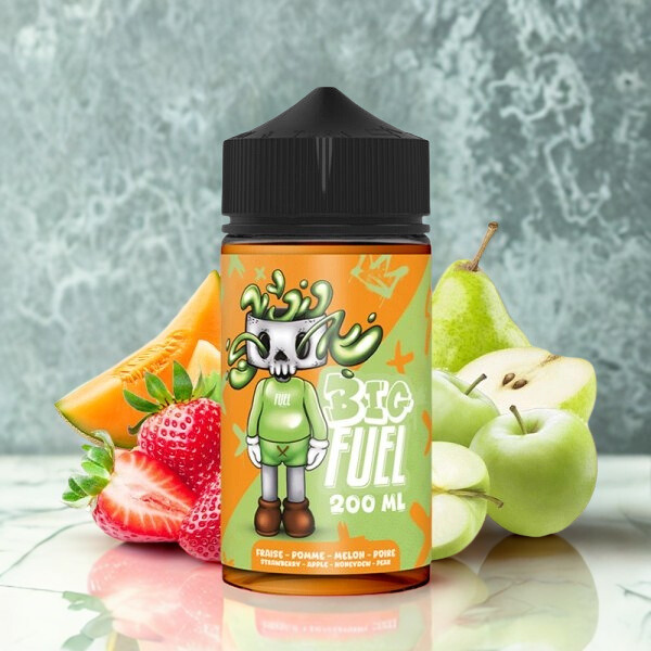 Fraise Pomme Melon Poire 0mg 200ml - Big Fuel by Maison Fuel