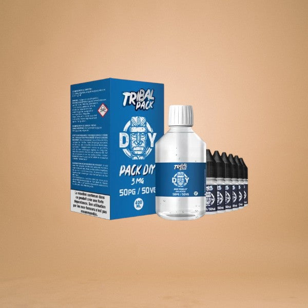 Pack DIY 50PG / 50VG 3/6mg 400ml - Tribal Force