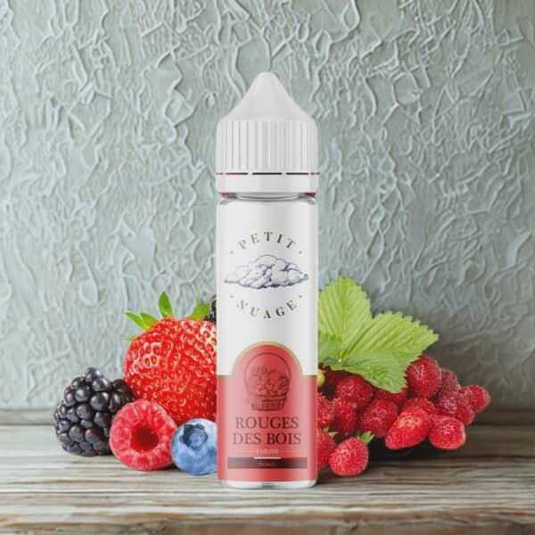 Rouge des Bois 0mg 50ml - Petit Nuage