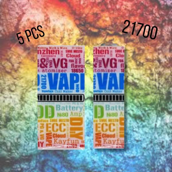 Wraps pour accu 20700/21700 (5pcs)