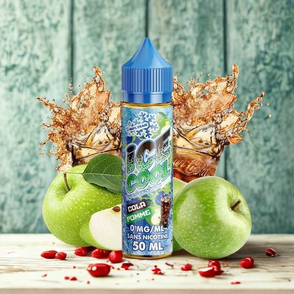 Cola Pomme 0mg 50ml - Ice Cool by Liquidarom