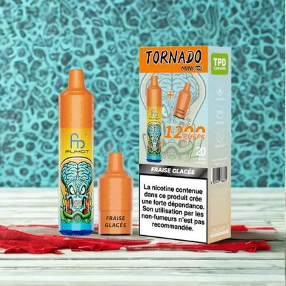Kit Tornado Mini 1200 Puffs (+ 2 Pods 2ml 20mg) Fumot