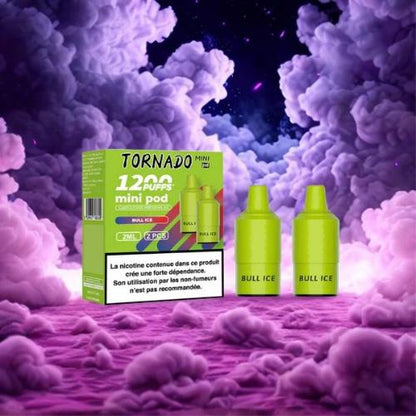 Pack de 2 Pods Tornado Mini 2ml 20mg Fumot