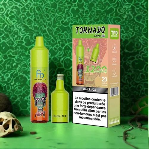 Kit Tornado Mini 1200 Puffs (+ 2 Pods 2ml 20mg) Fumot