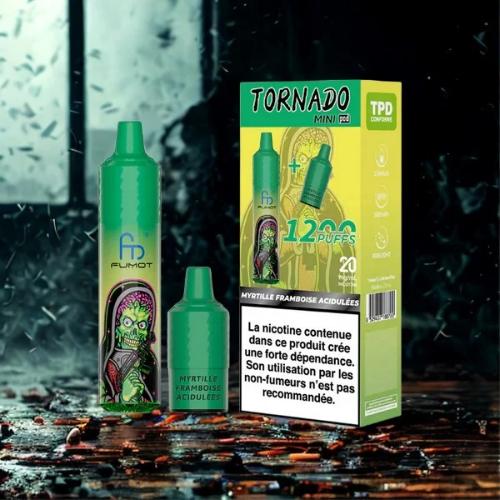 Kit Tornado Mini 1200 Puffs (+ 2 Pods 2ml 20mg) Fumot
