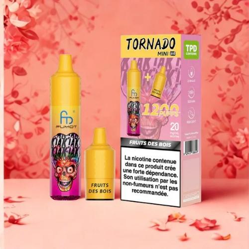 Kit Tornado Mini 1200 Puffs (+ 2 Pods 2ml 20mg) Fumot