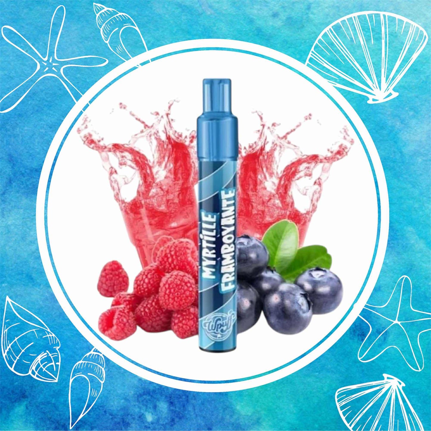 Starter Kit 800 Puffs 9mg et 17 mg (1pc) - Wpuff 2.0 by Liquideo