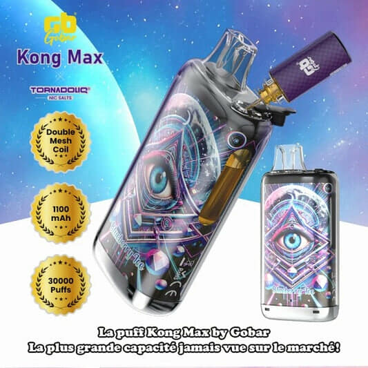 Gamme Kong Max 30K Capacité 20ml/2% - Gobar