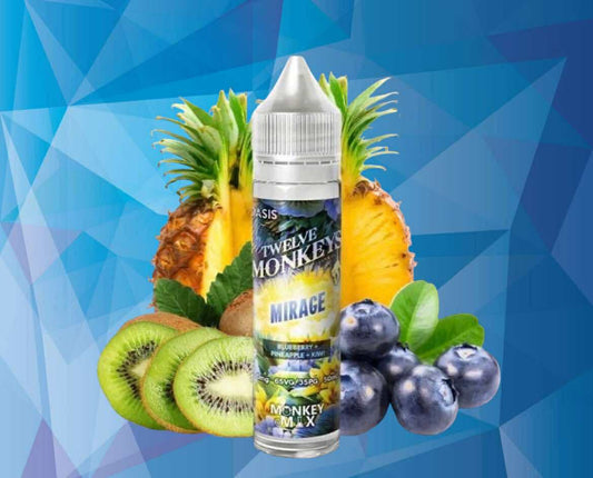 Mirage Monkey Mix 0mg 50ml - Twelve Monkeys