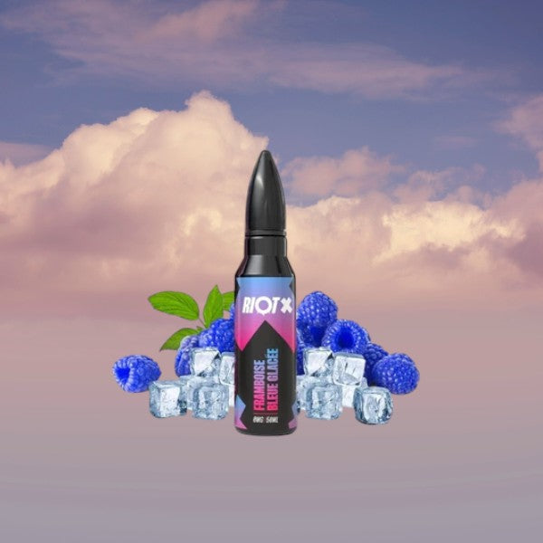 Blue Raspberry Ice 0 mg 50 ml- Riot X by Rio