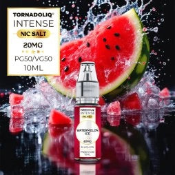 Watermelon Ice Nic Salts 10ml - Intense by Tornadoliq