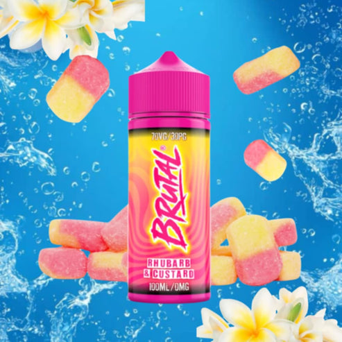 Rhubarb & Custard 100ml - Brutal by Just Juice