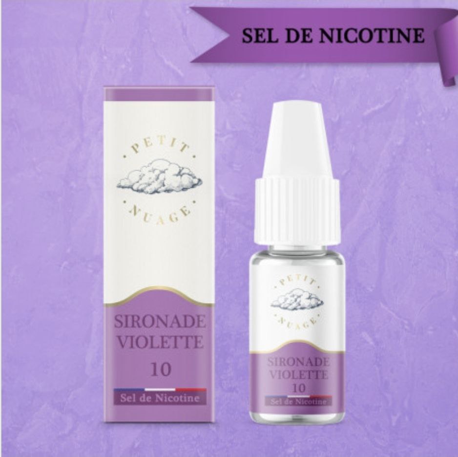 Sironade Violette Nic Salts 10ml - Petit Nuage
