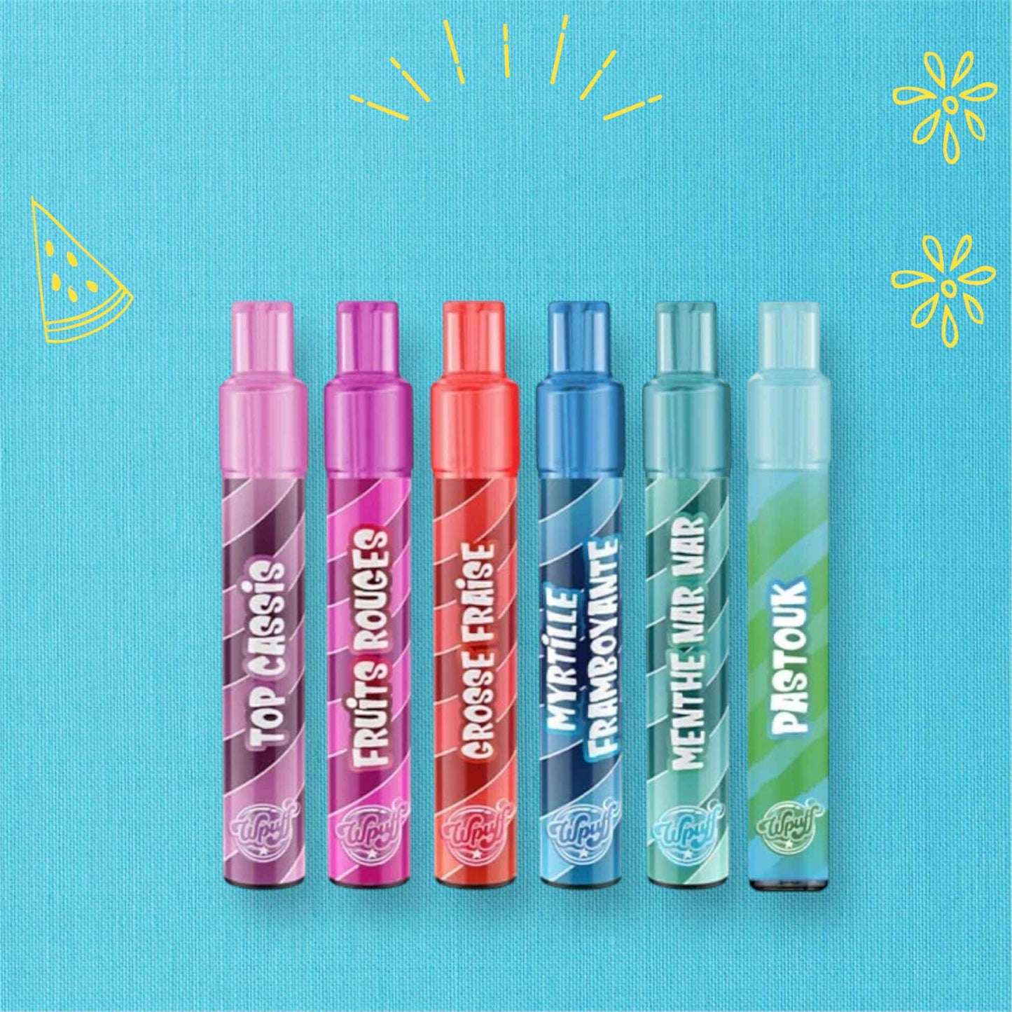 Starter Kit 800 Puffs 9mg et 17 mg (1pc) - Wpuff 2.0 by Liquideo