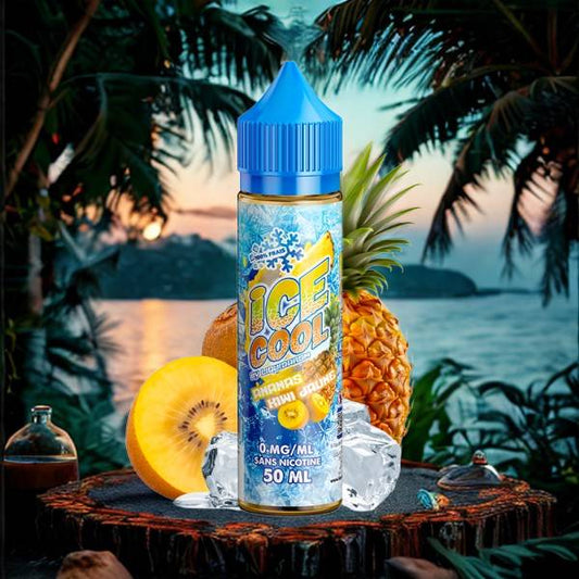 Ananas Kiwi Jaune 0mg 50ml - Ice Cool by Liquidarom