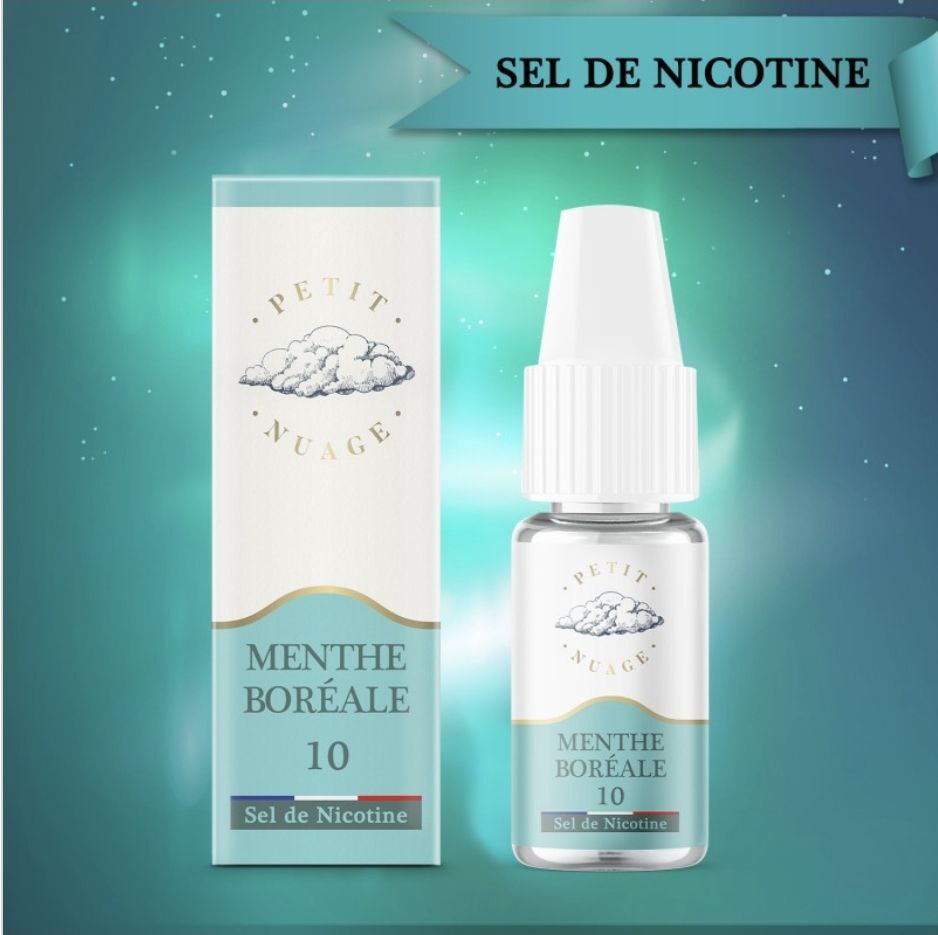 Menthe Boréale Nic Salts 10ml - Petit Nuage
