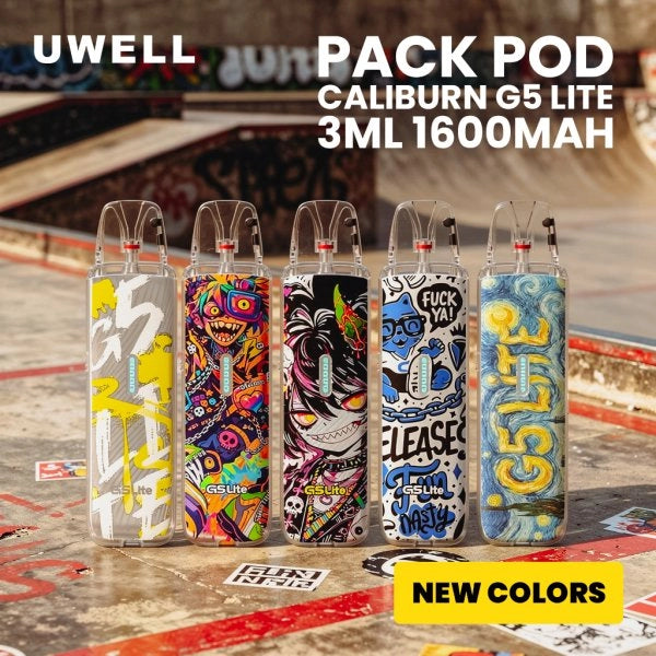 Pack Pod Caliburn G5 Lite 3ml 1600mAh New Colors - Uwell