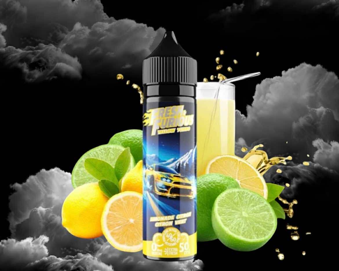 Yellow Turbo 0mg 50ml - Fresh & Furious by Vape Maker